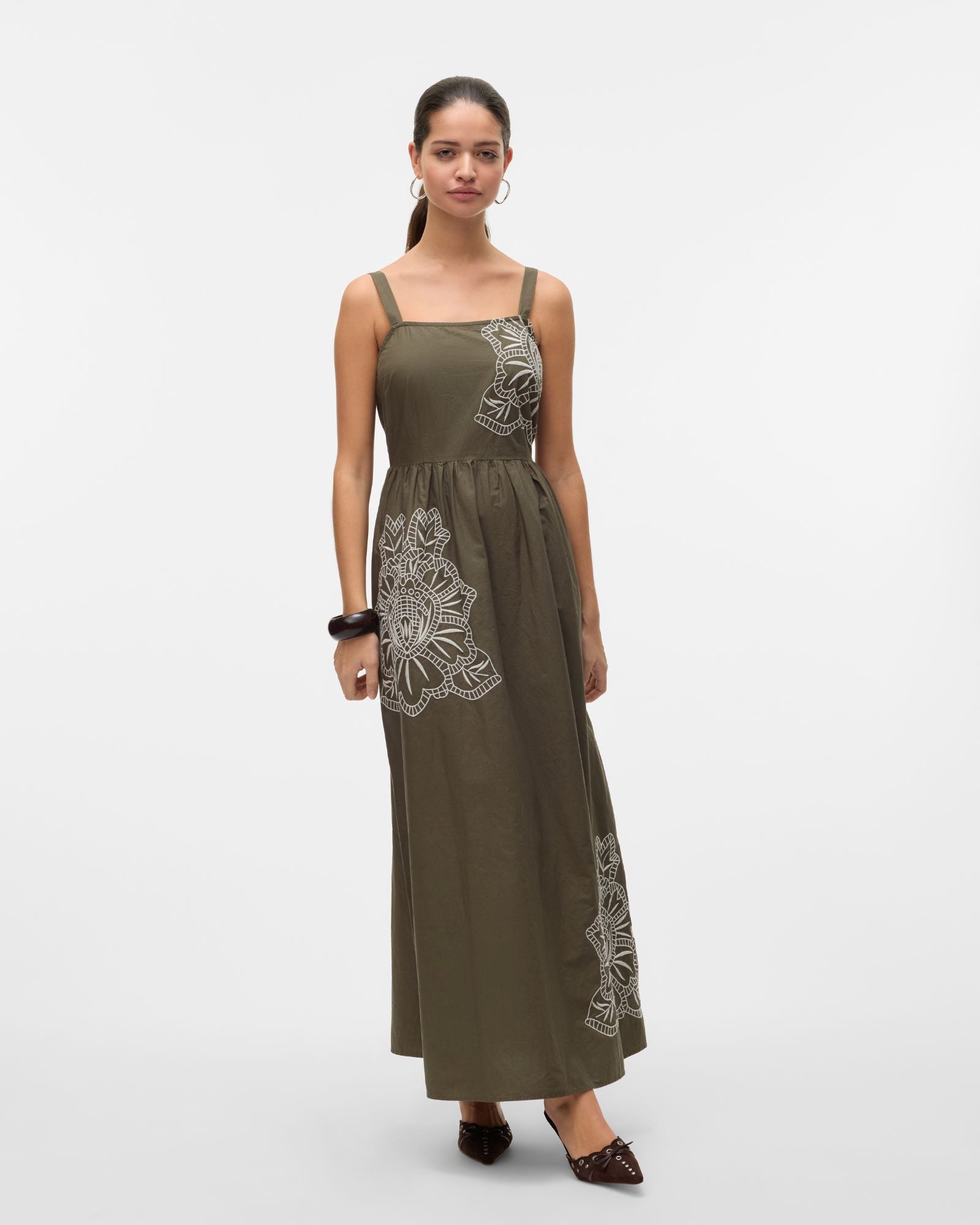 VMCINDY EMBROIDERED MAXI DRESS